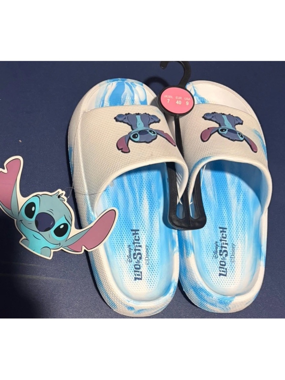 Disney Lilo & Stitch Womens Slides / Sandals Size 9 Primark*-NEW